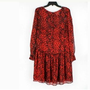 New Boutique Moschino Red Snake Heart Woman Dress size 10